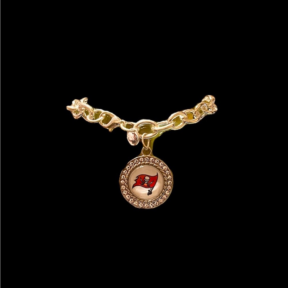 COPY - Charm Bracelet with NFL football, MLB baseball or College team charm